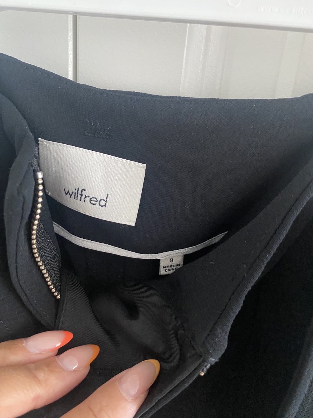 Wilfred Tie Front Pant in Black image indicator(5)