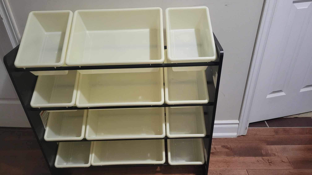 moving sale: toy organizer