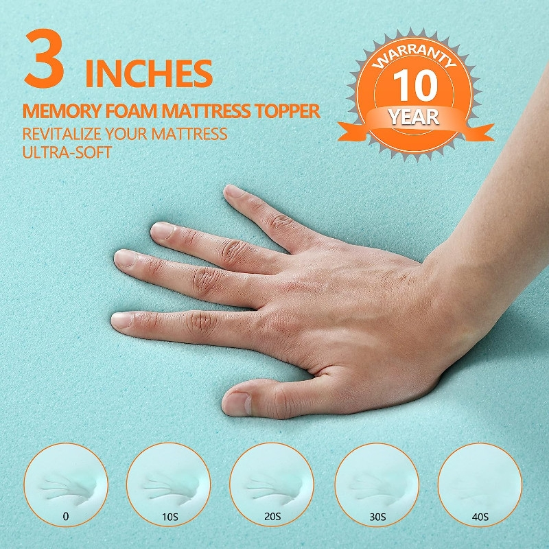 Bedluxury Cooling Gel Mattress Topper, BNIB - photo 4