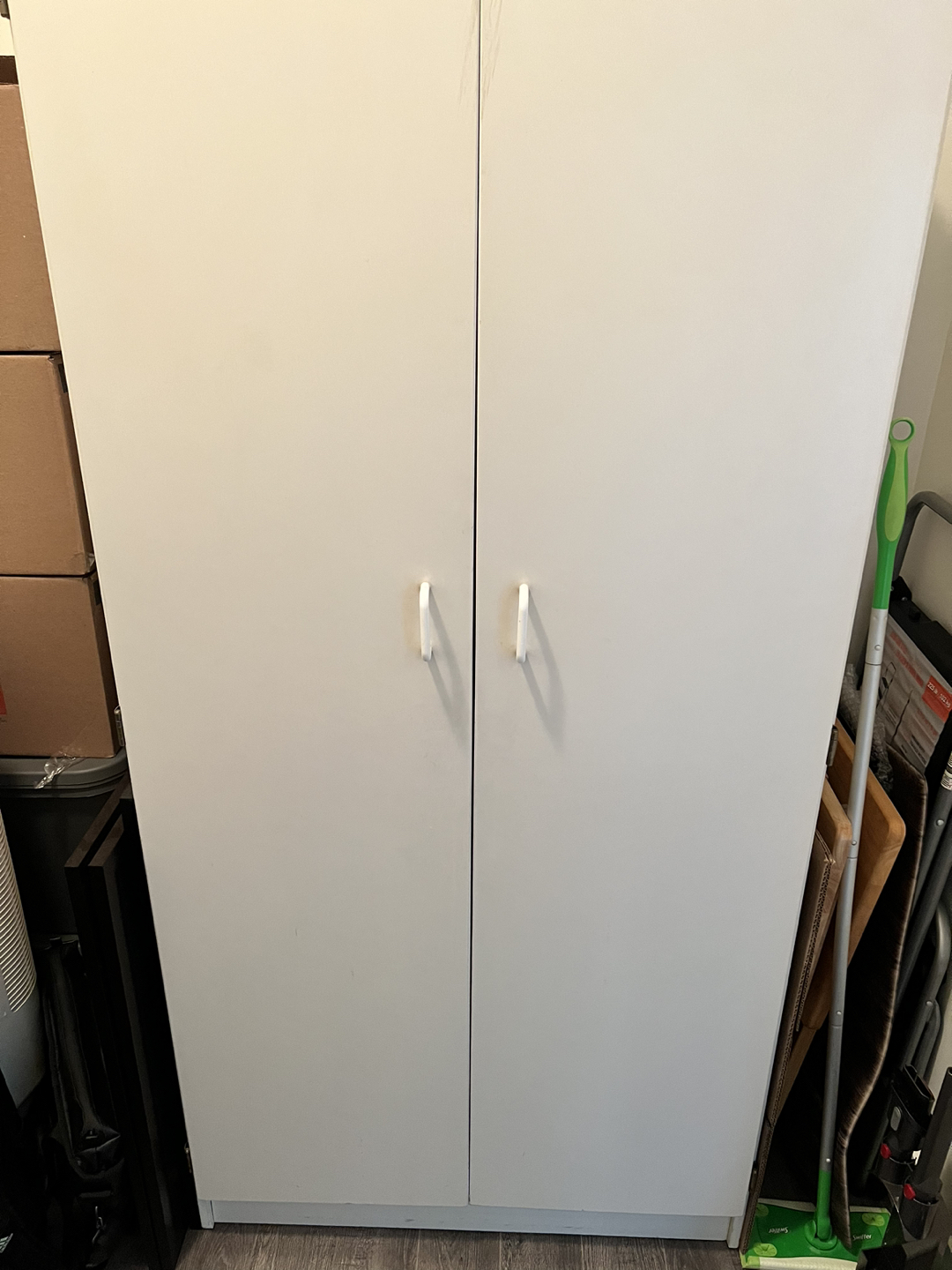 2 door wardrobe closet - white image indicator(2)