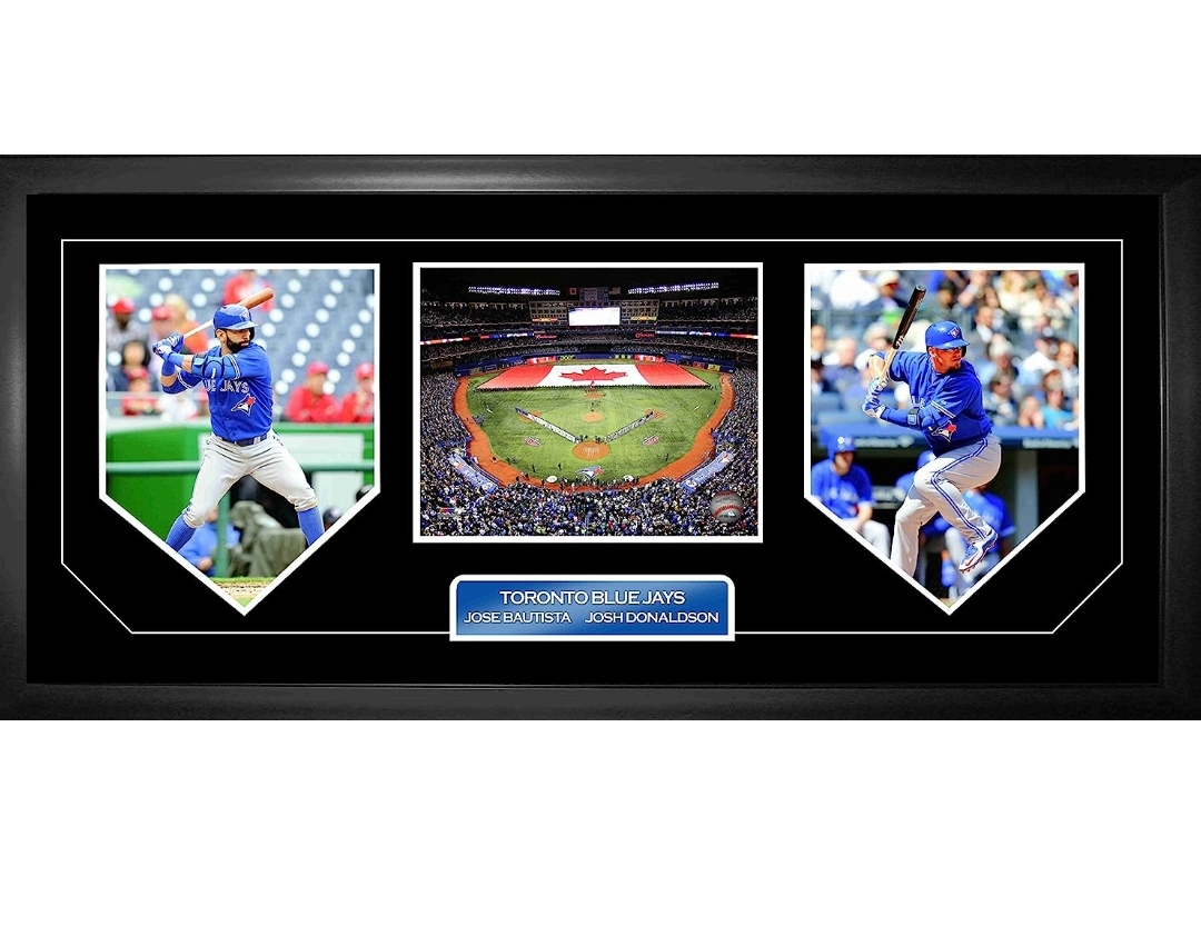 Toronto Blue Jays Legends Framed Display — Bautista & Donaldson