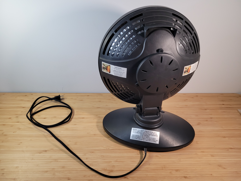 NOMA oscillating portable heat space heater 1000w - photo 2