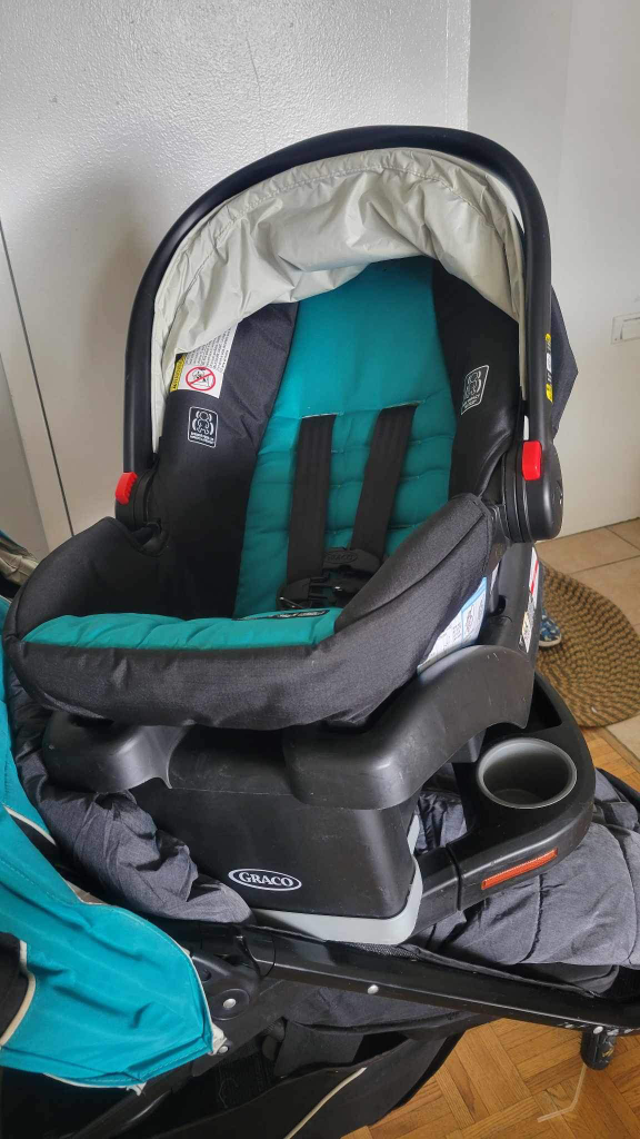 moving sale: stroller with car seat - photo 2