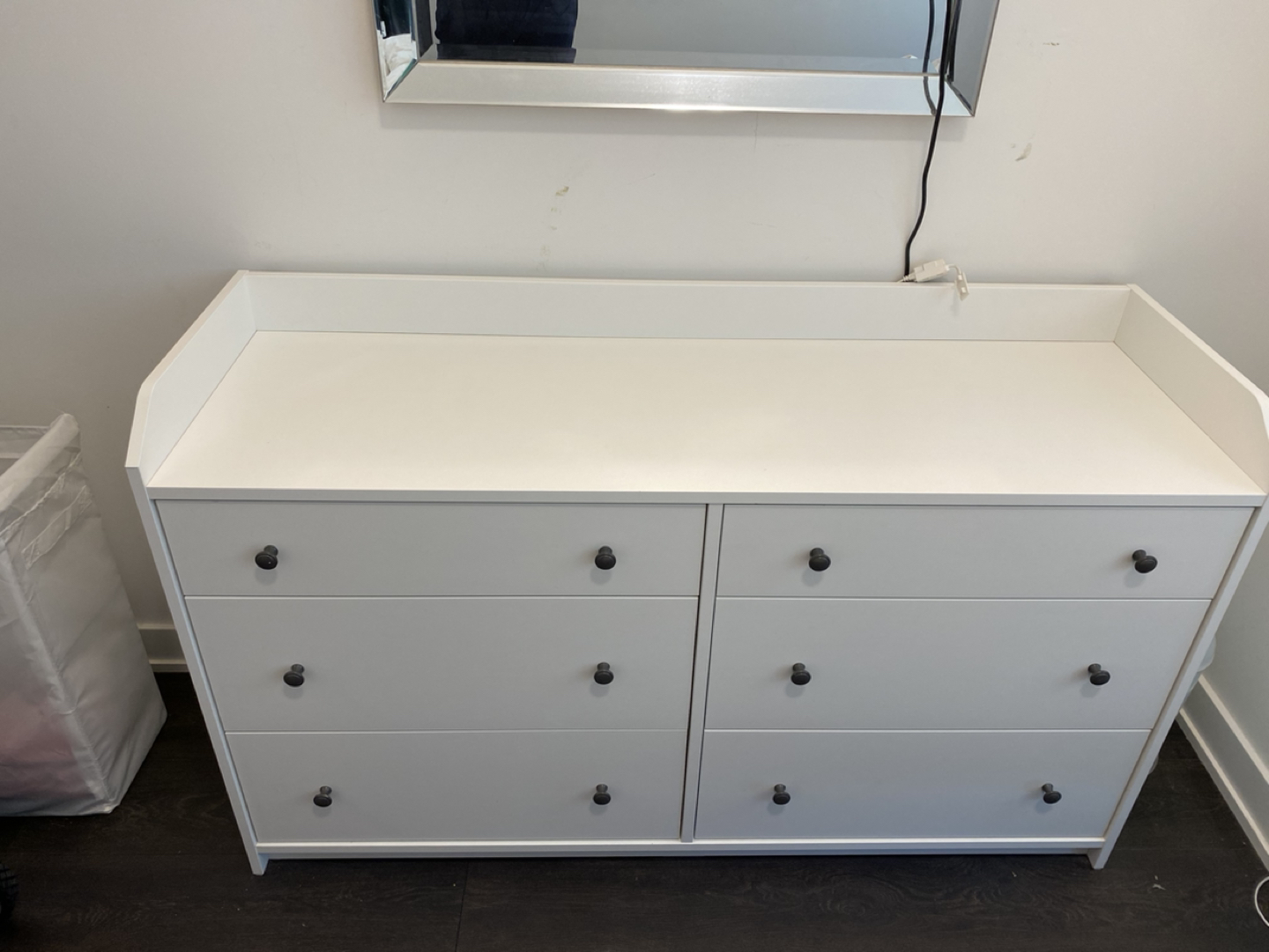 Ikea 6-drawer dresser (white) - photo 2
