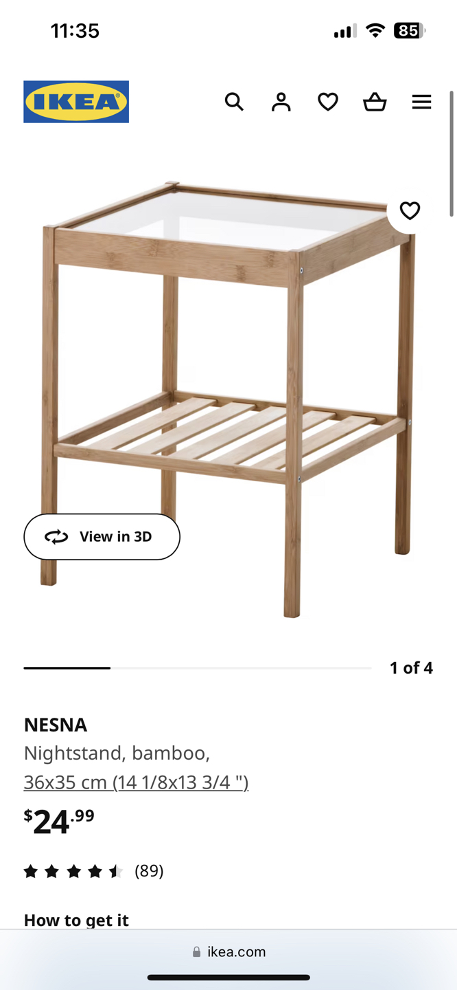 IKEA NESNA bedside tables (set of 2) - photo 2