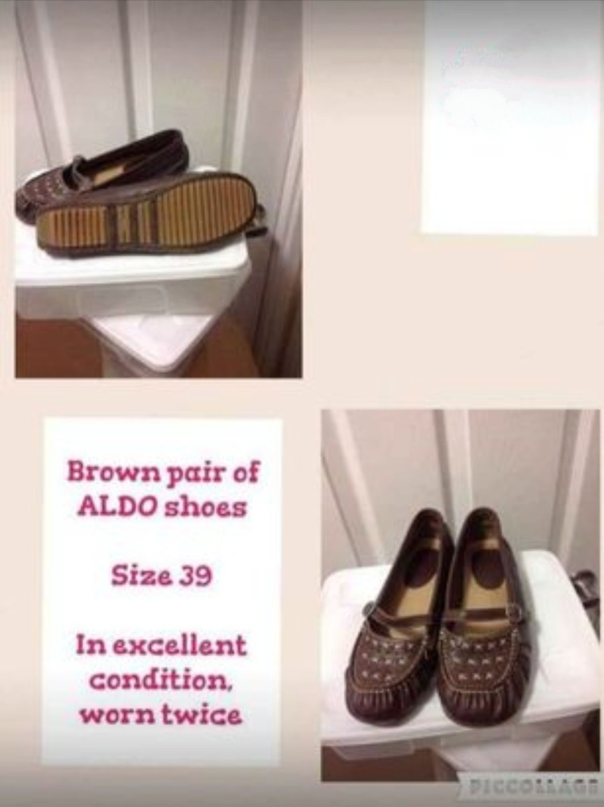 Brown Flats by Aldo size US 39 &15