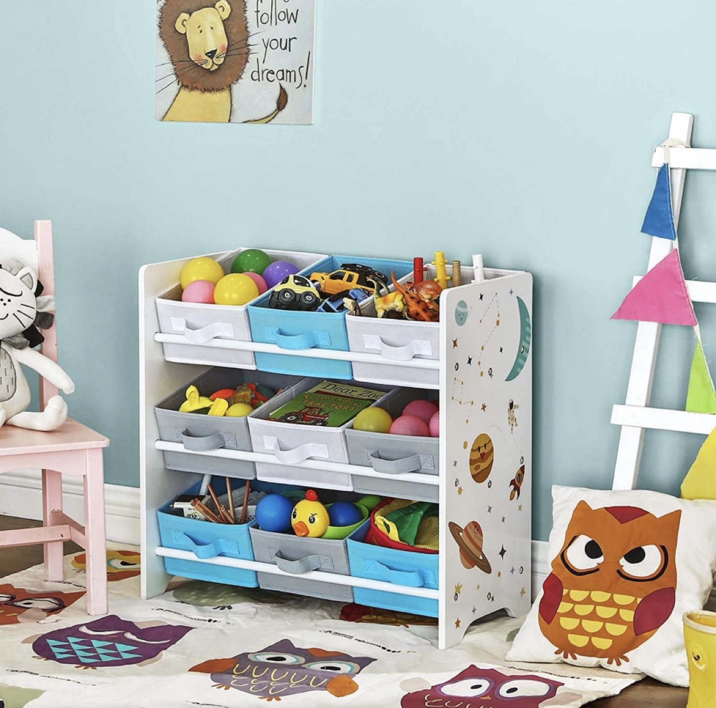 toy storage shelf