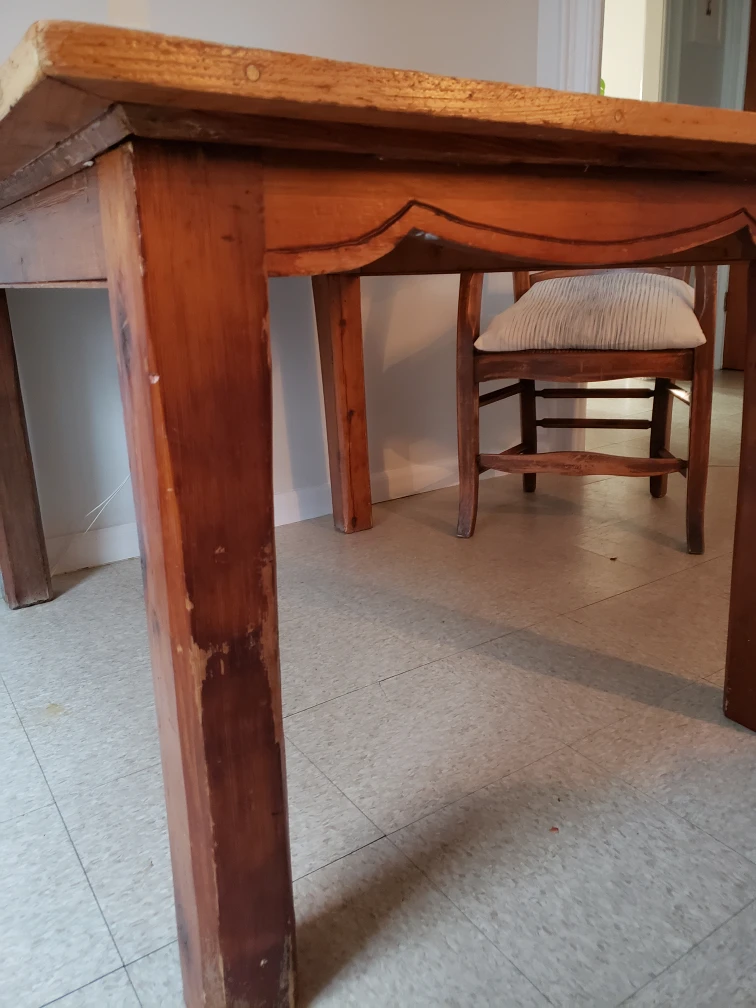 Vintage  Farmhouse Dinning Table - photo 4