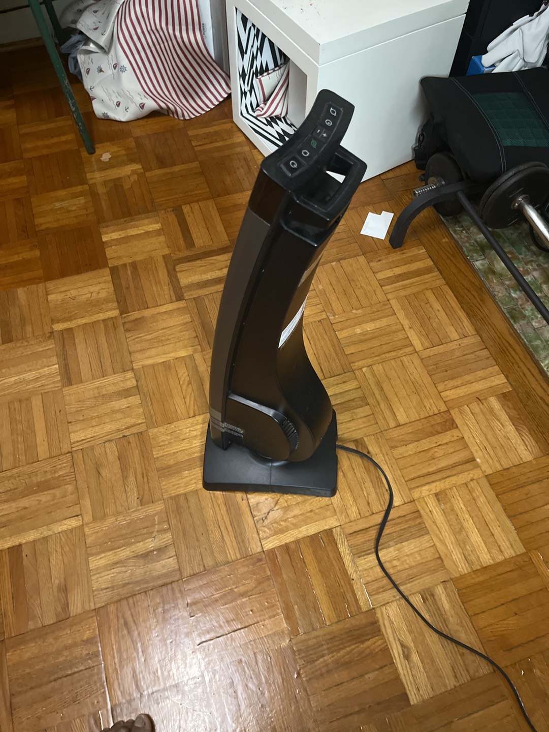 Rotating heater with remote
