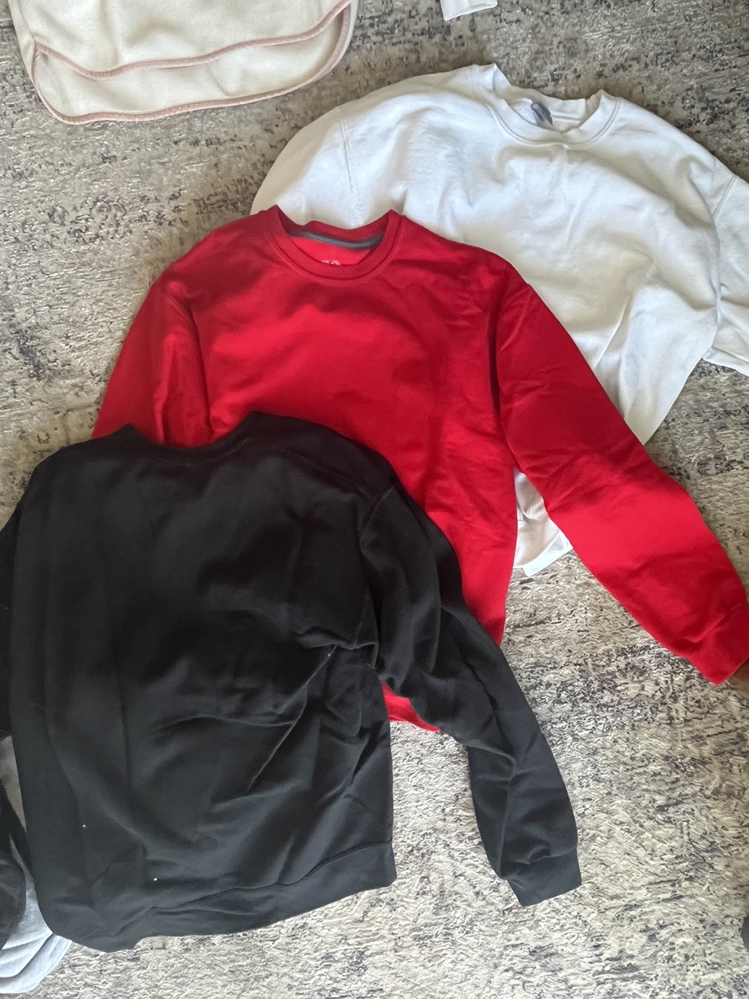 Basic crewneck sweaters