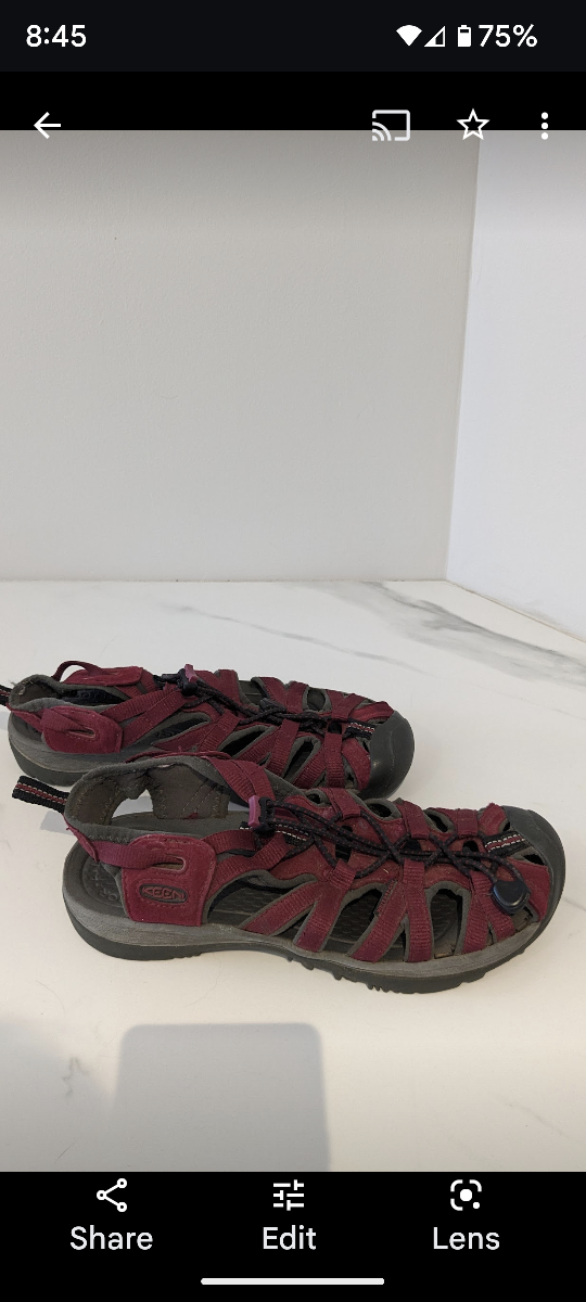 Keen sandals size 7.5