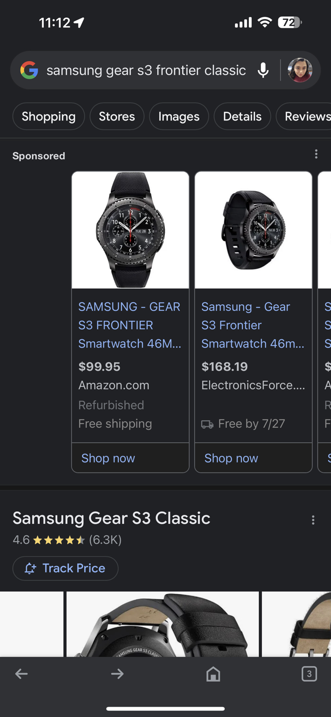 Smartwatch Smamsung S3 Gear classic - photo 2