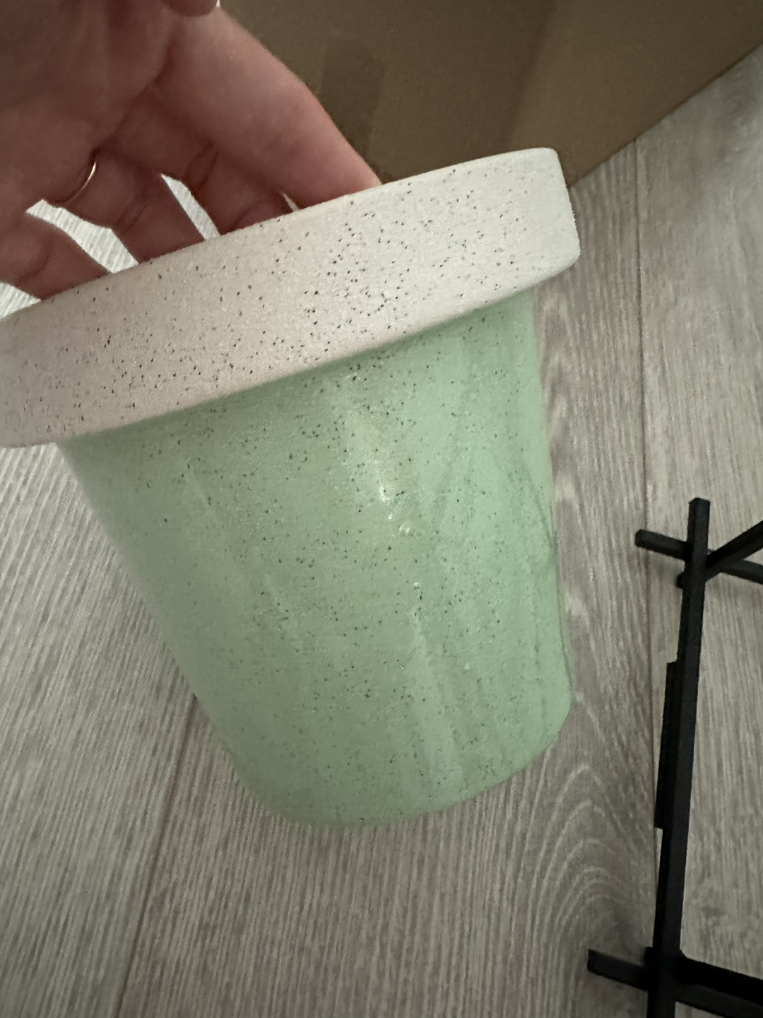 7.5in display planter pot with stand from structube 💰 - photo 5