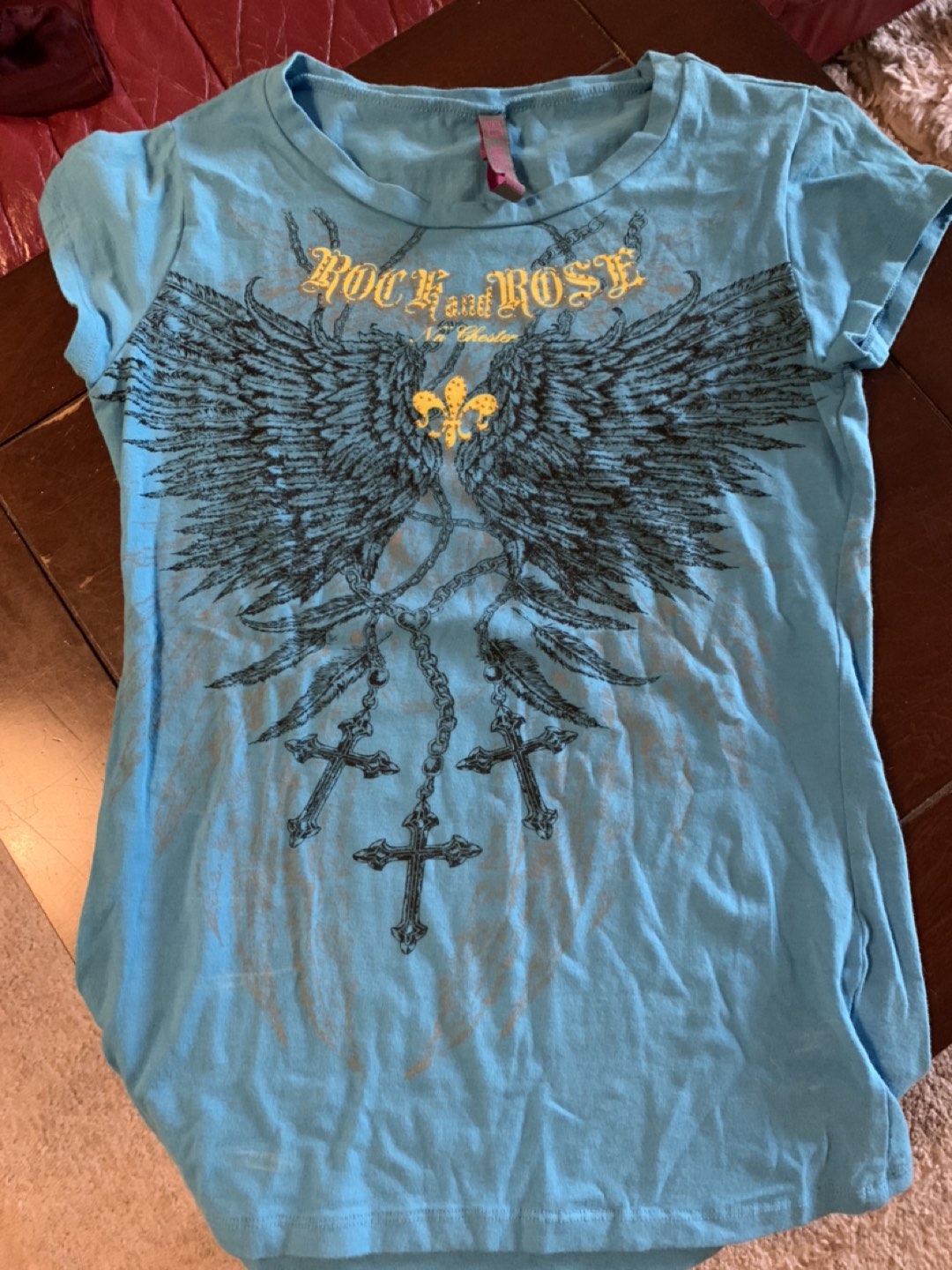 Rock and rose T-shirt thumbnail
