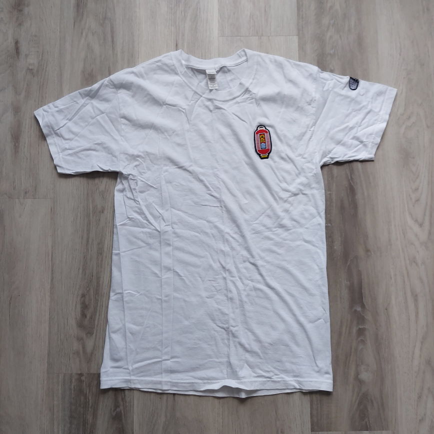 #freecycle White Tshirt with Patches thumbnail