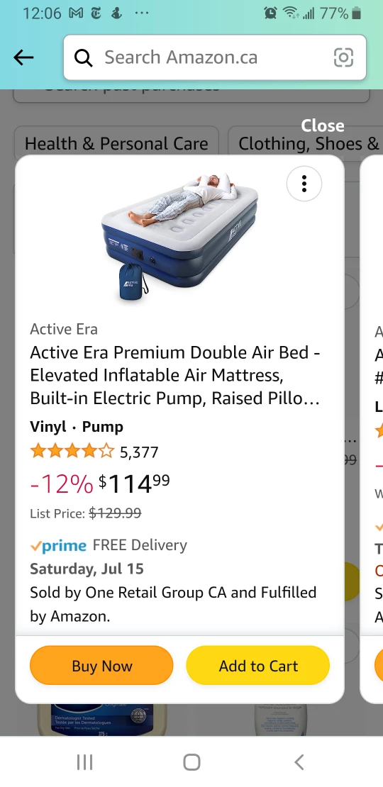 Air Mattress Like New
