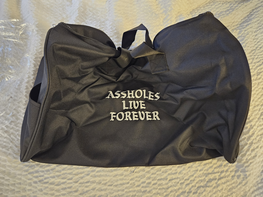 EMOTIONAL BAGGAGE OG Black Gym Duffle Bag - photo 3