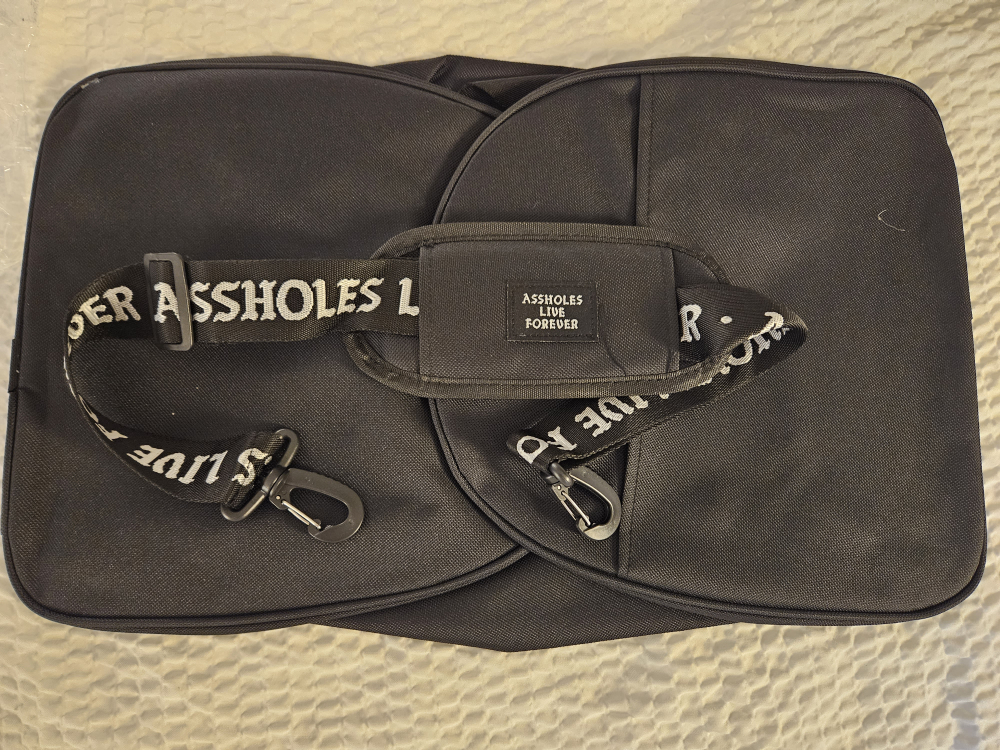 EMOTIONAL BAGGAGE OG Black Gym Duffle Bag - photo 4