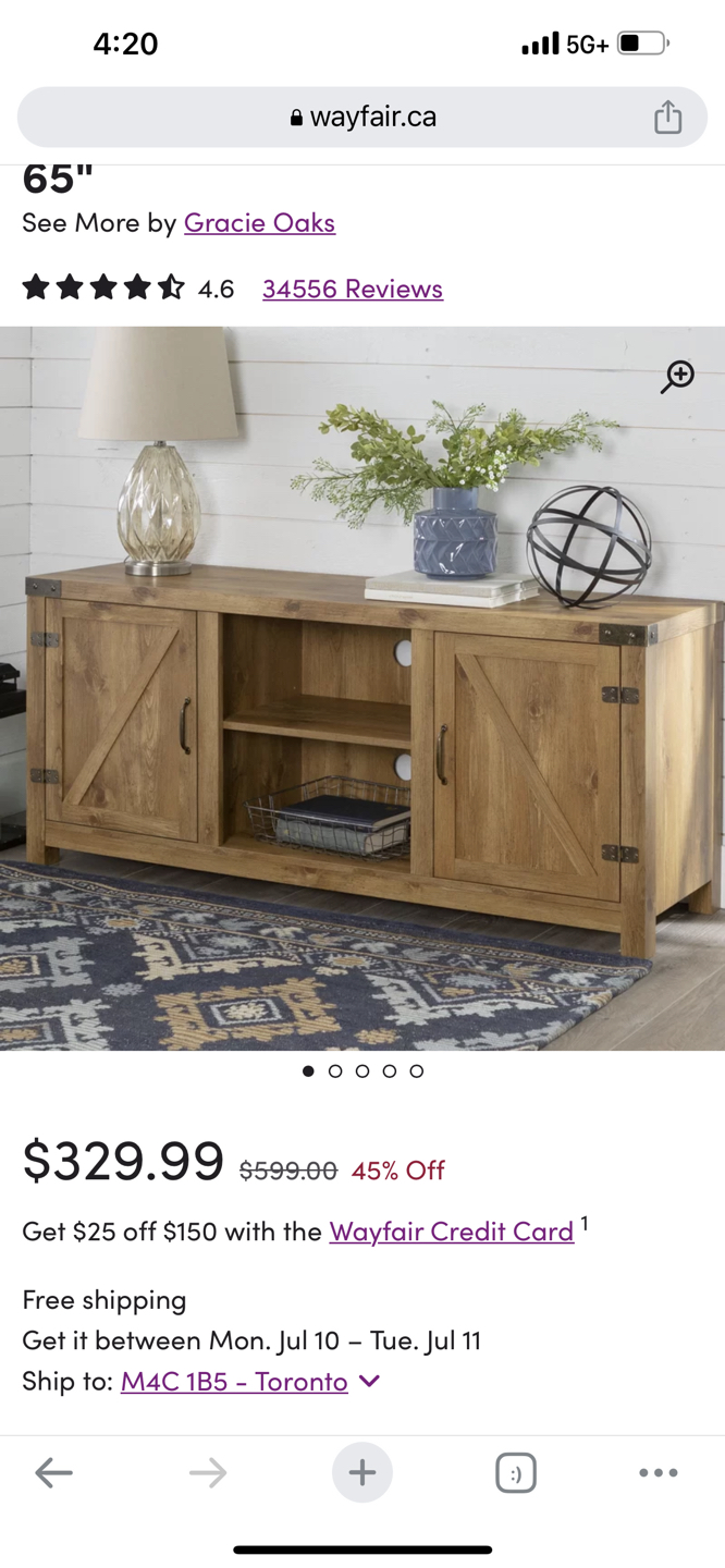 Wayfair TV Stand