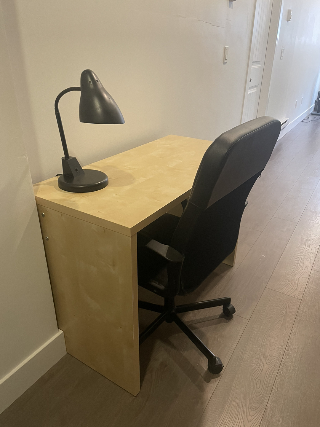 Desk and chair