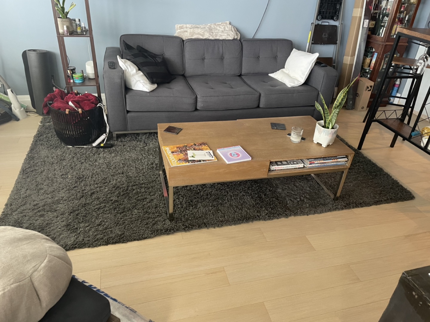 Grey Shag rug - photo 4