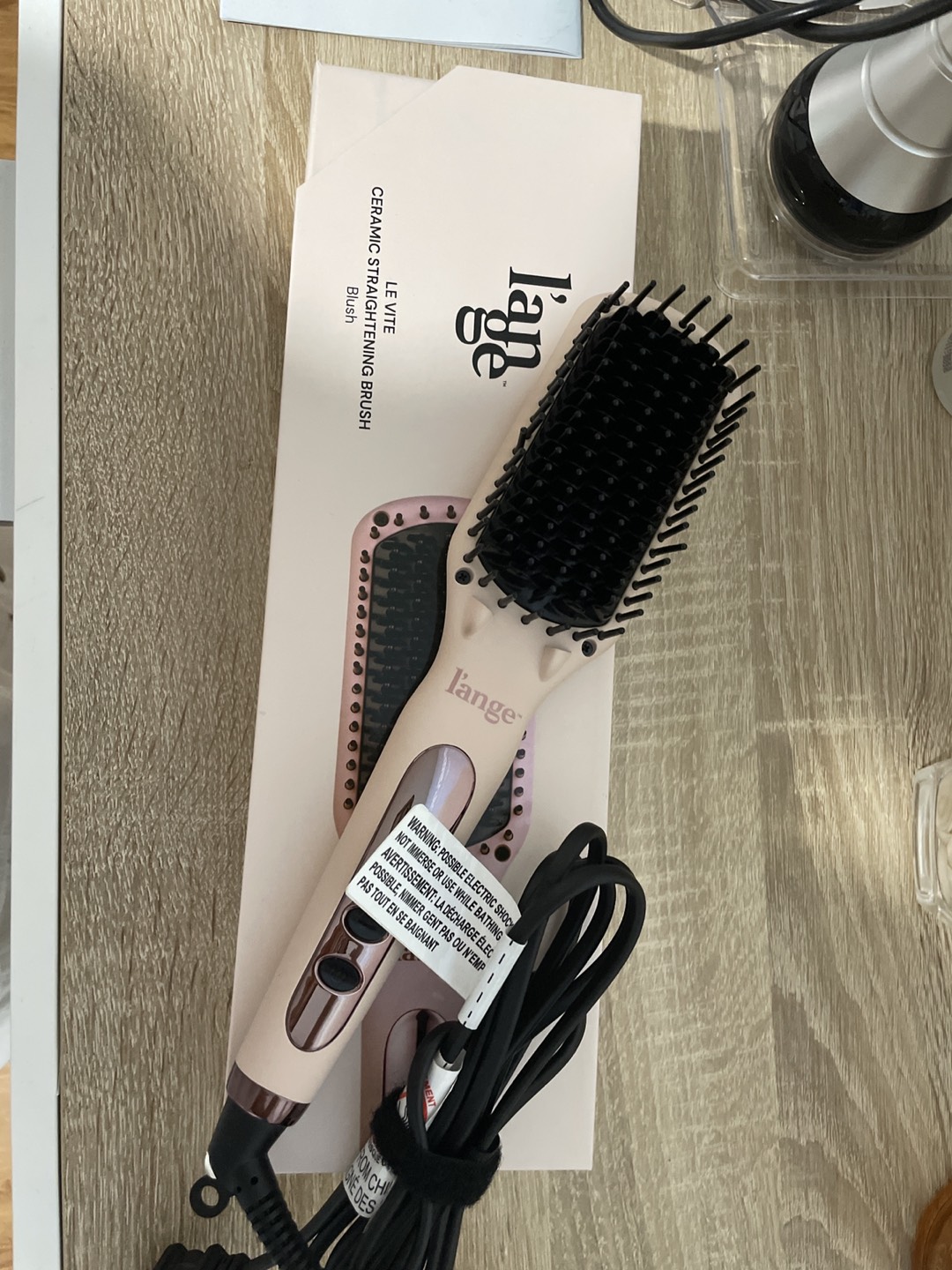 Lange ceramic hair straightening brush - photo 5