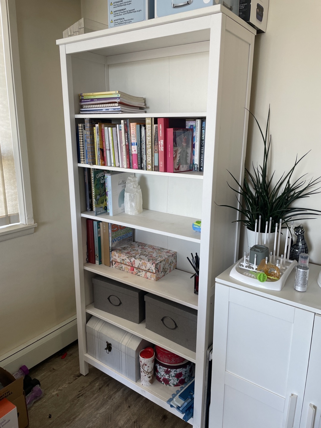 White Bookshelf - Hemnes Ikea