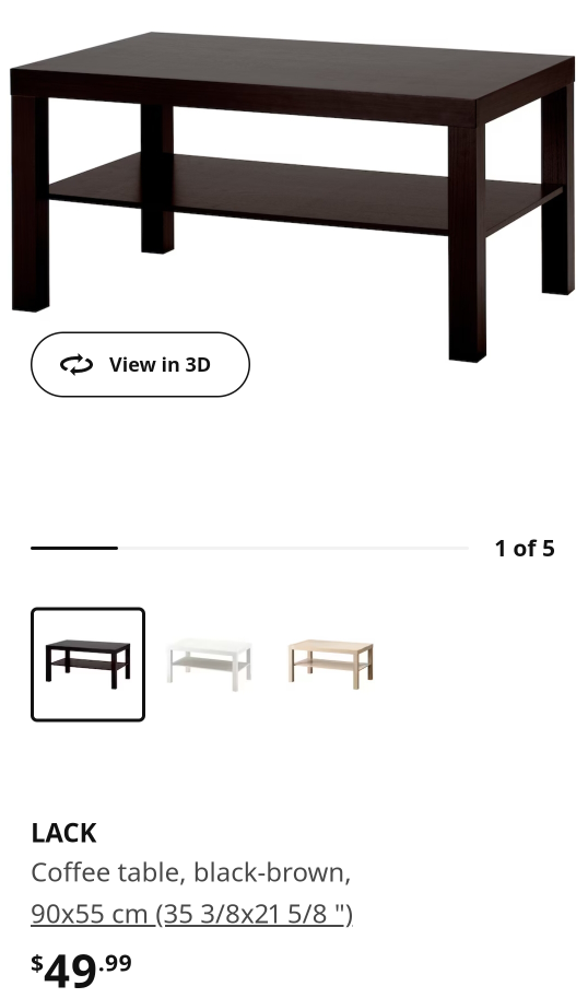 Lack Coffee Table - photo 2