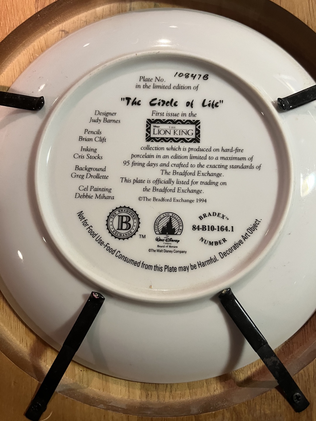 Disney Circle of Life Bradford Exchange Plate image indicator(4)