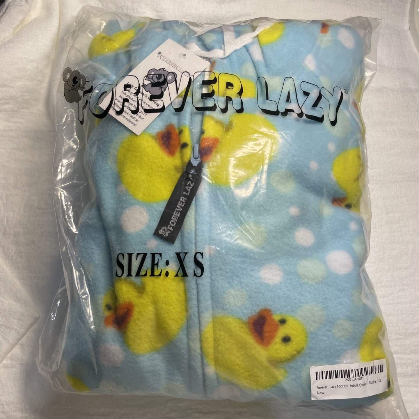 Cute Duckie Adult Onesie Pajama image indicator(2)