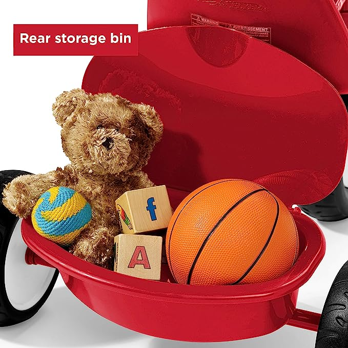 Radio Flyer Deluxe Steer and Stroll Trike, Red - photo 4