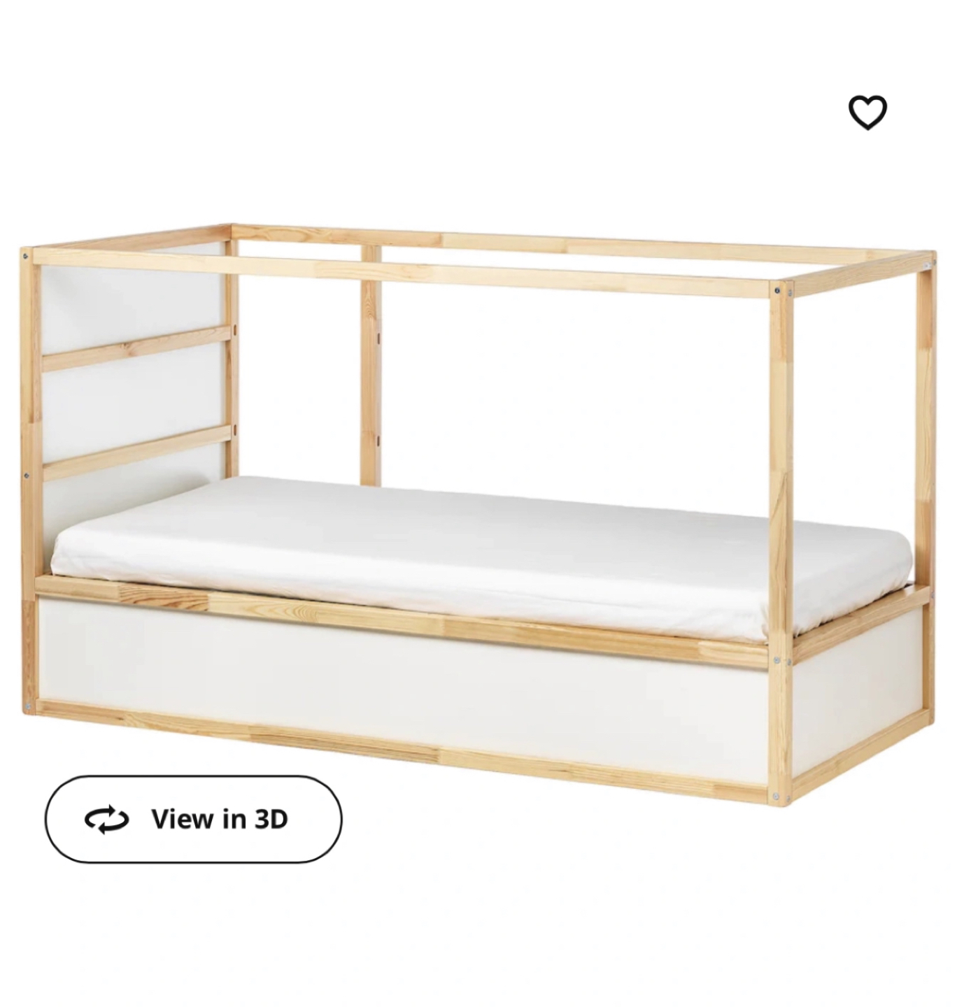 Reversible bed IKEA with mattress !
