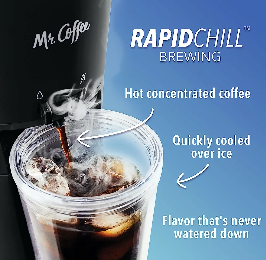 Mr. Coffee Iced Coffee Maker with Reusable Filter image indicator(4)