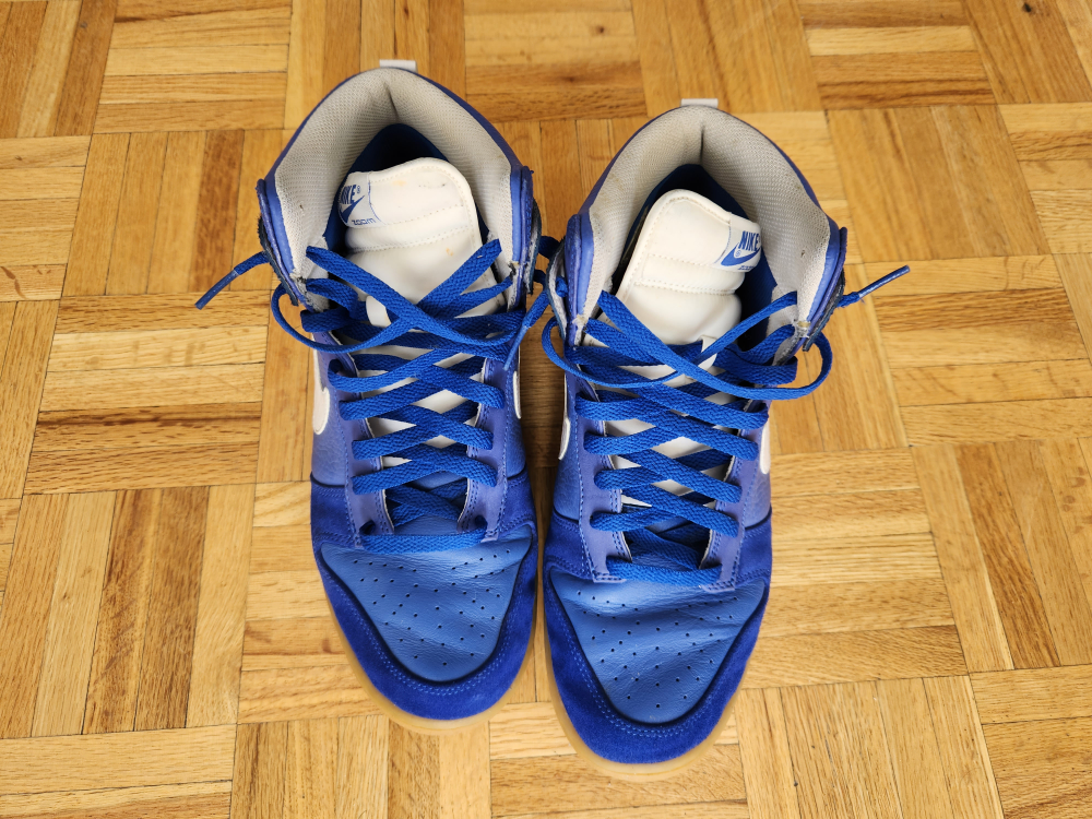 Nike zoom dunk high premium blue, white, and gum. - photo 3