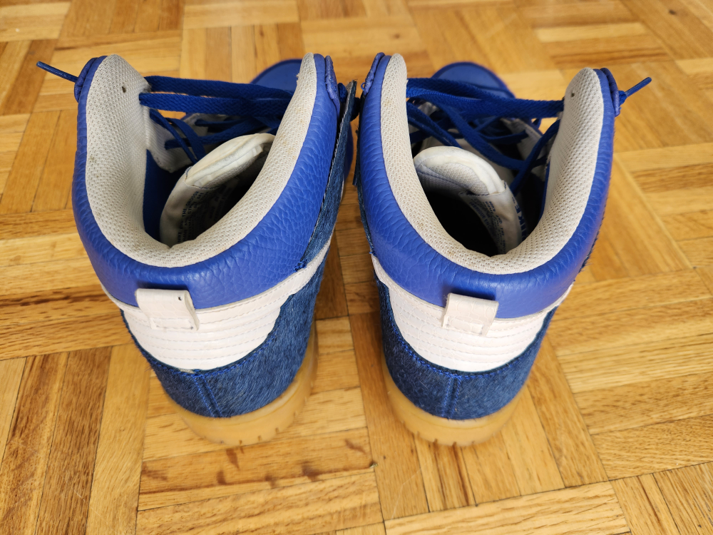 Nike zoom dunk high premium blue, white, and gum. - photo 4