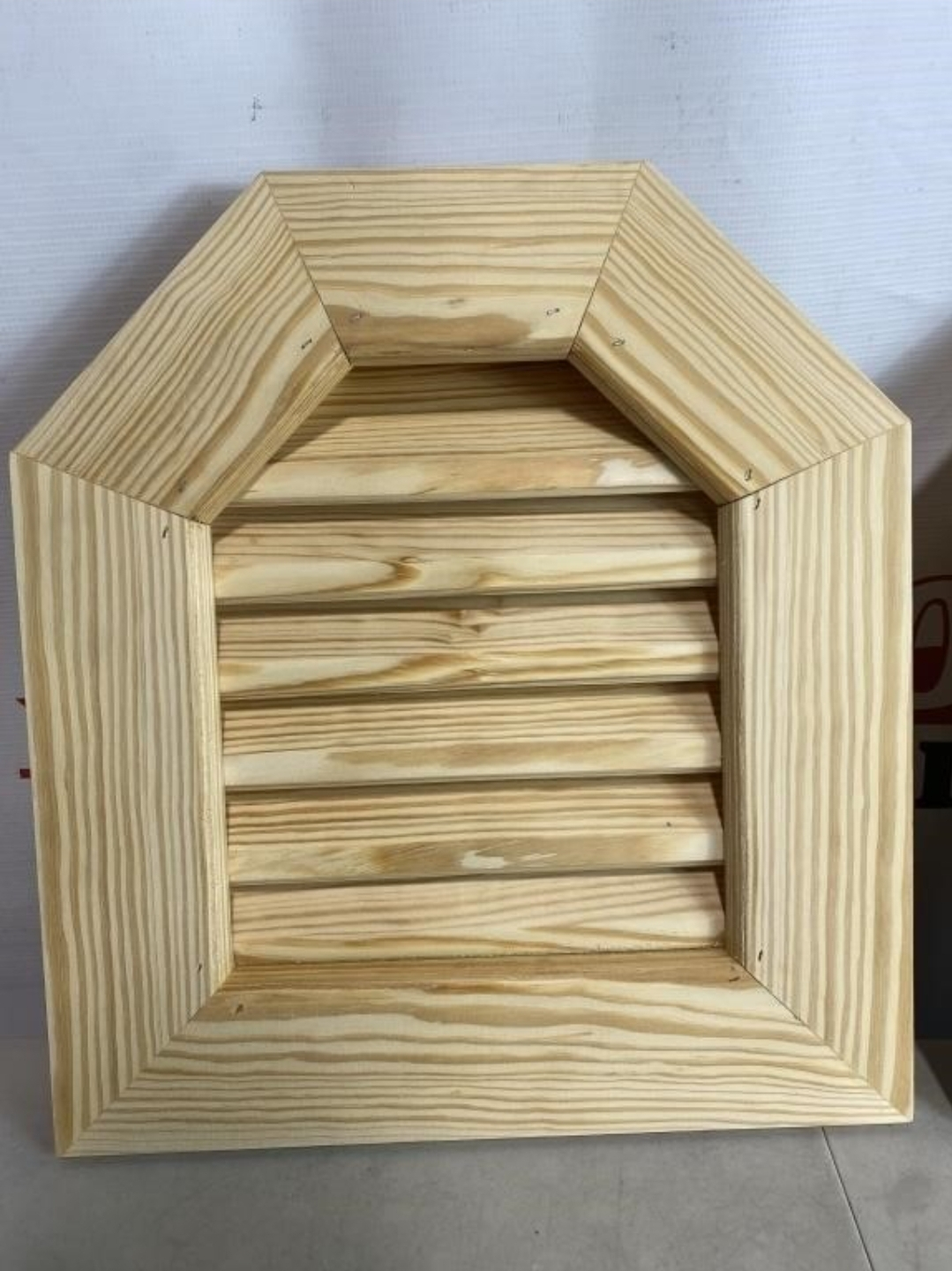 12"W x 14"H Octagonal Top Gable Vent (17"W x 19"H Frame Size) image indicator(4)