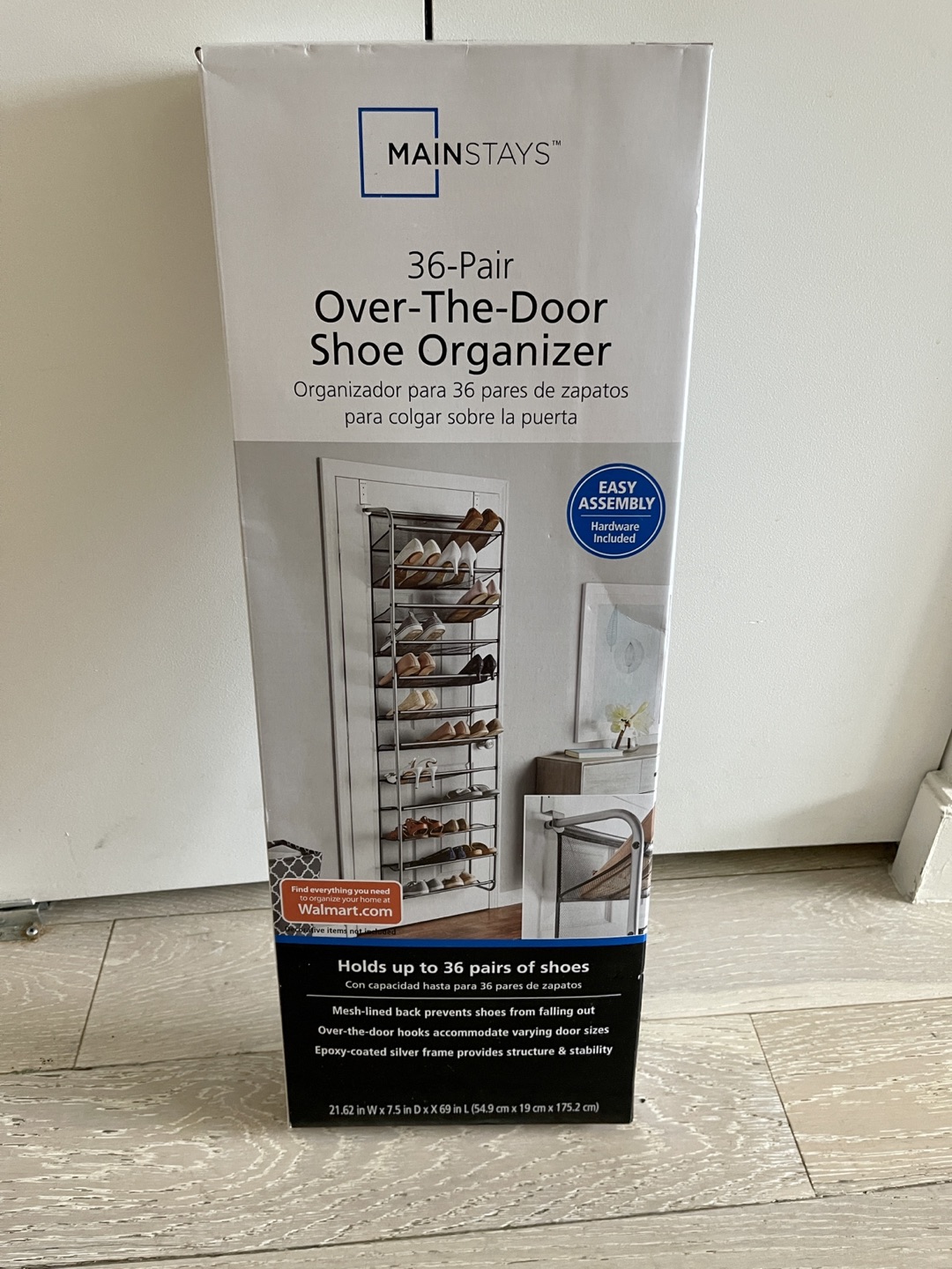 Brand New Over the Door Shoe Organizer