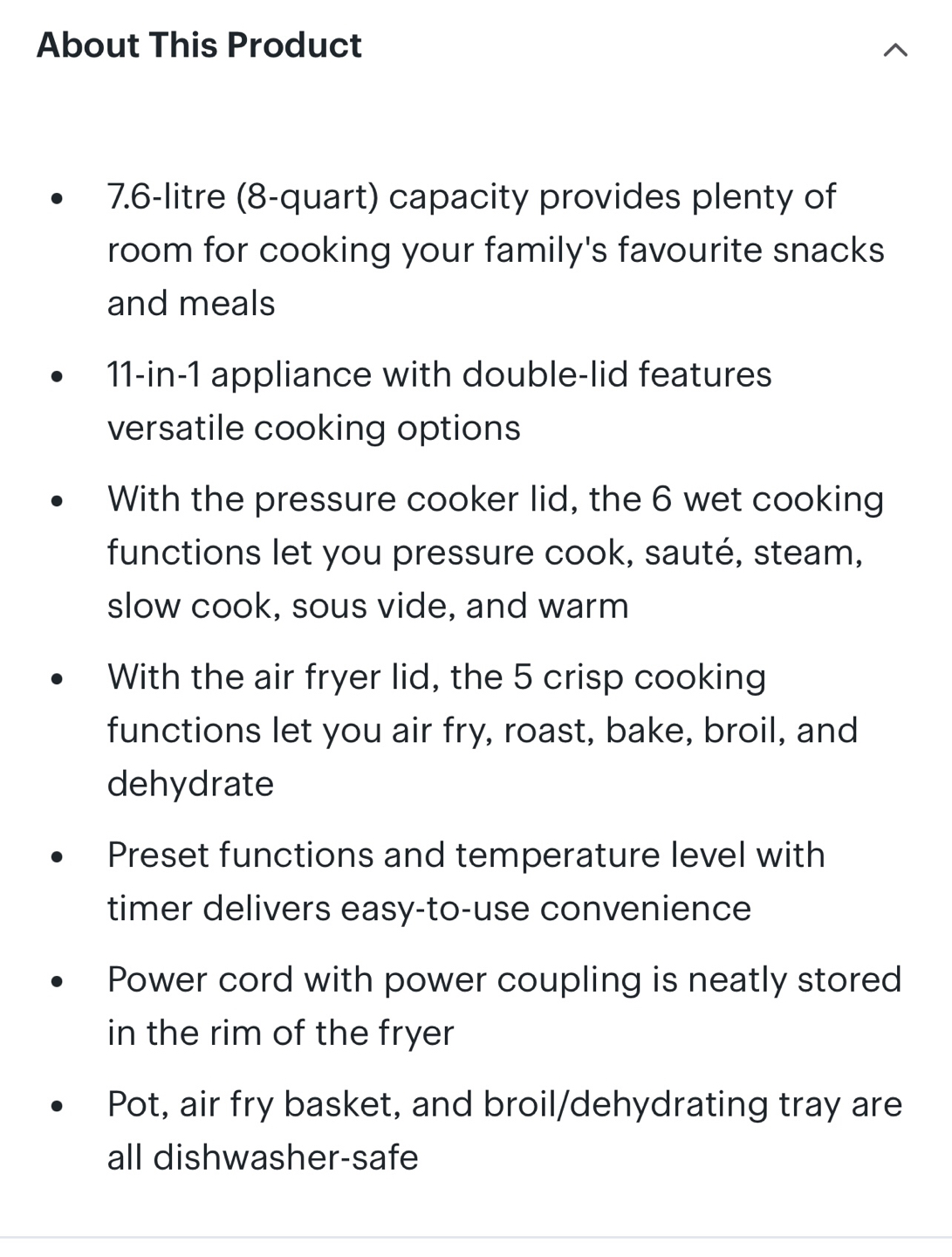 INSTANT DUO CRISP + AIR FRYER image indicator(10)