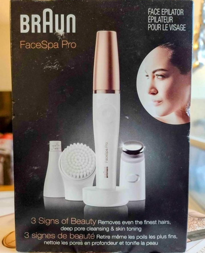 Braun Facespa Pro 911 Facial Epilator With 3 Extras thumbnail