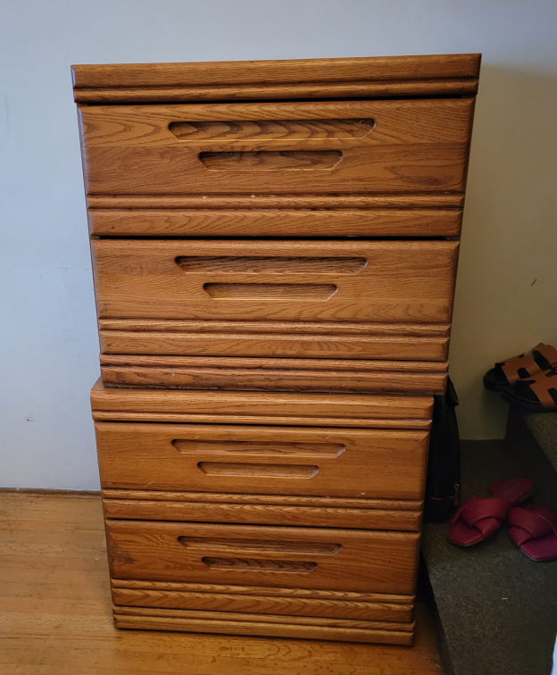 #freecycle two side drawers