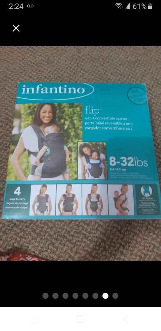 infantino baby carrier