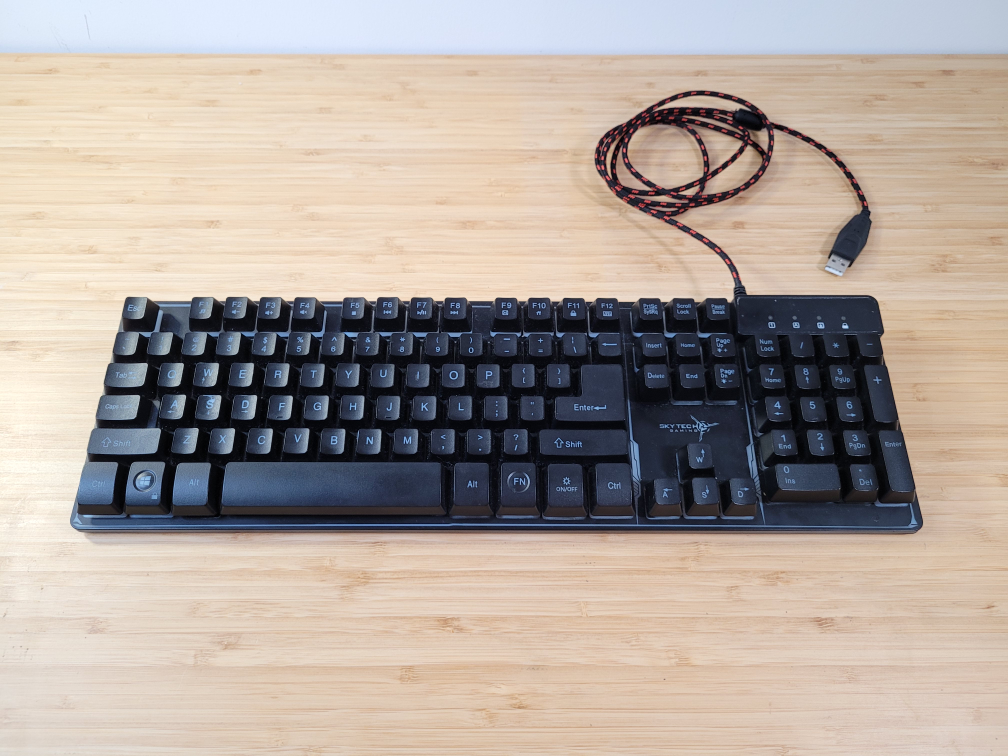 Sky tech multicolored USB keyboard - photo 2