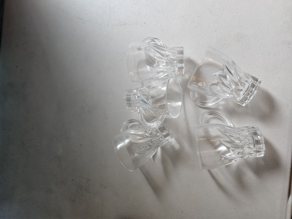glass mini cups #freecycle thumbnail