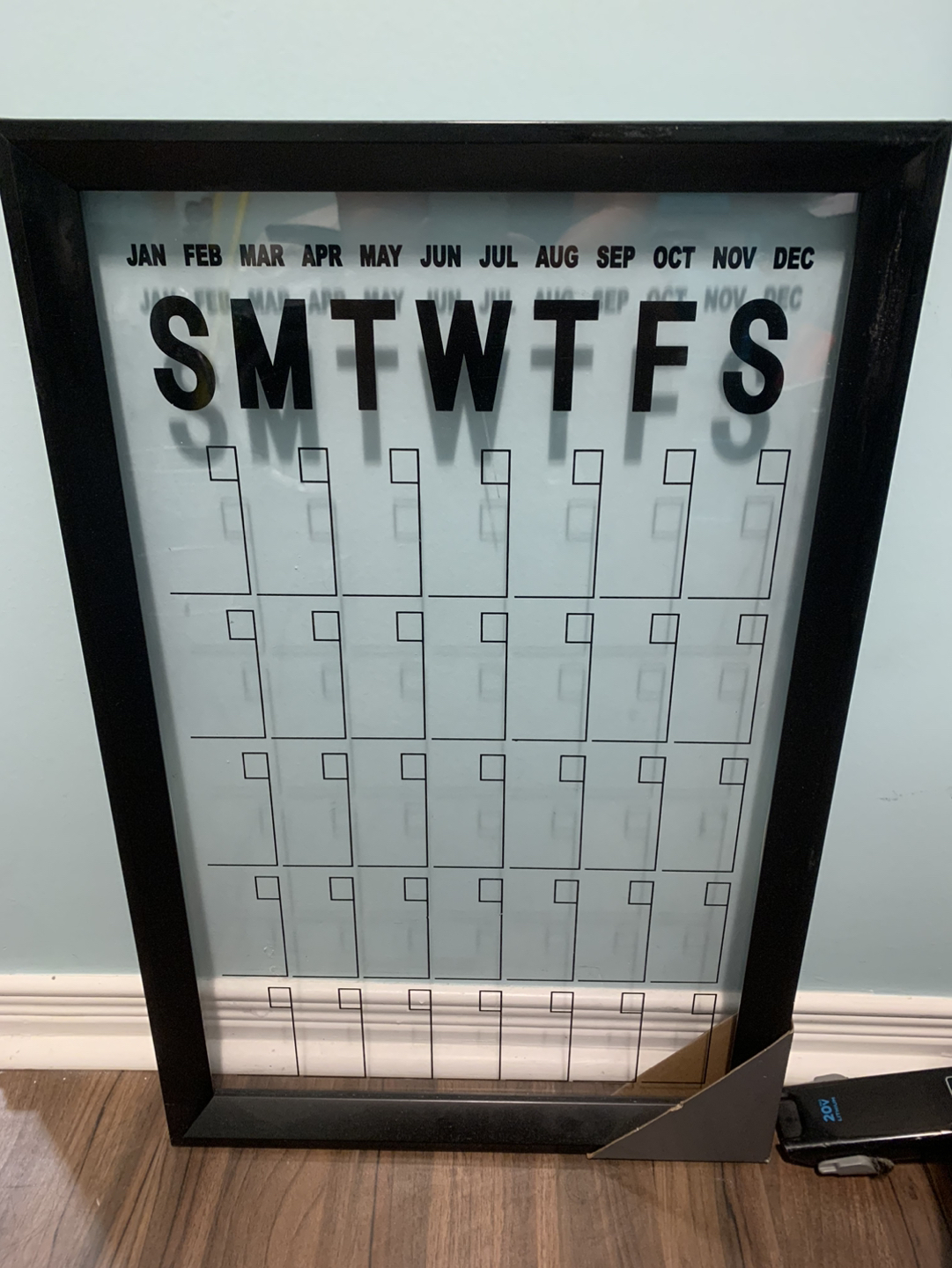 Erase Board Monthly Calendar