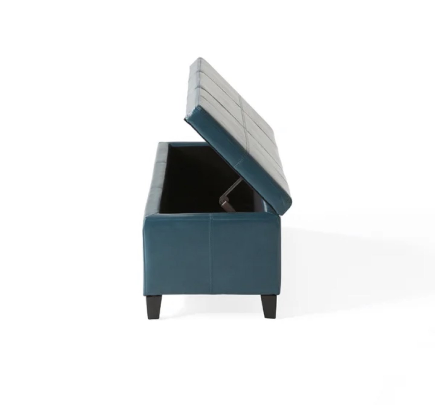 Leather storage ottoman thumbnail