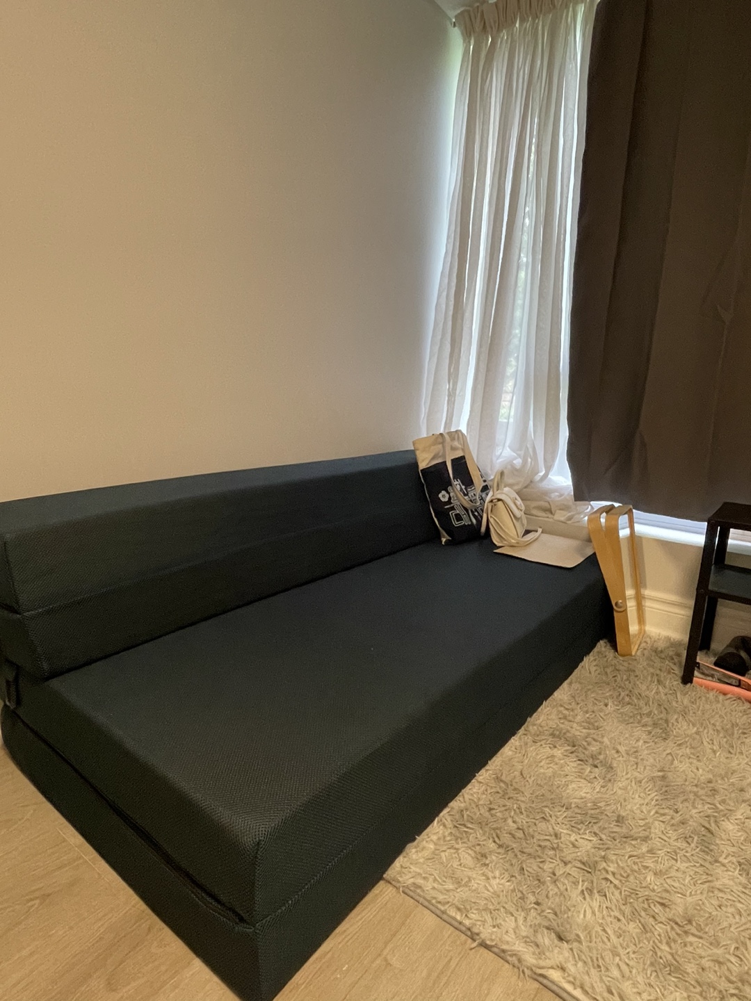 Moving Sale! Queen Sofa Bed, Mat & Side Table thumbnail