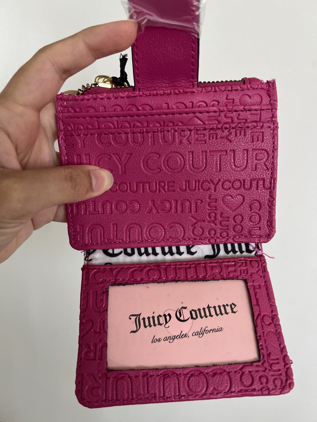 Embossed Juicy Couture Slim Wallet - photo 3