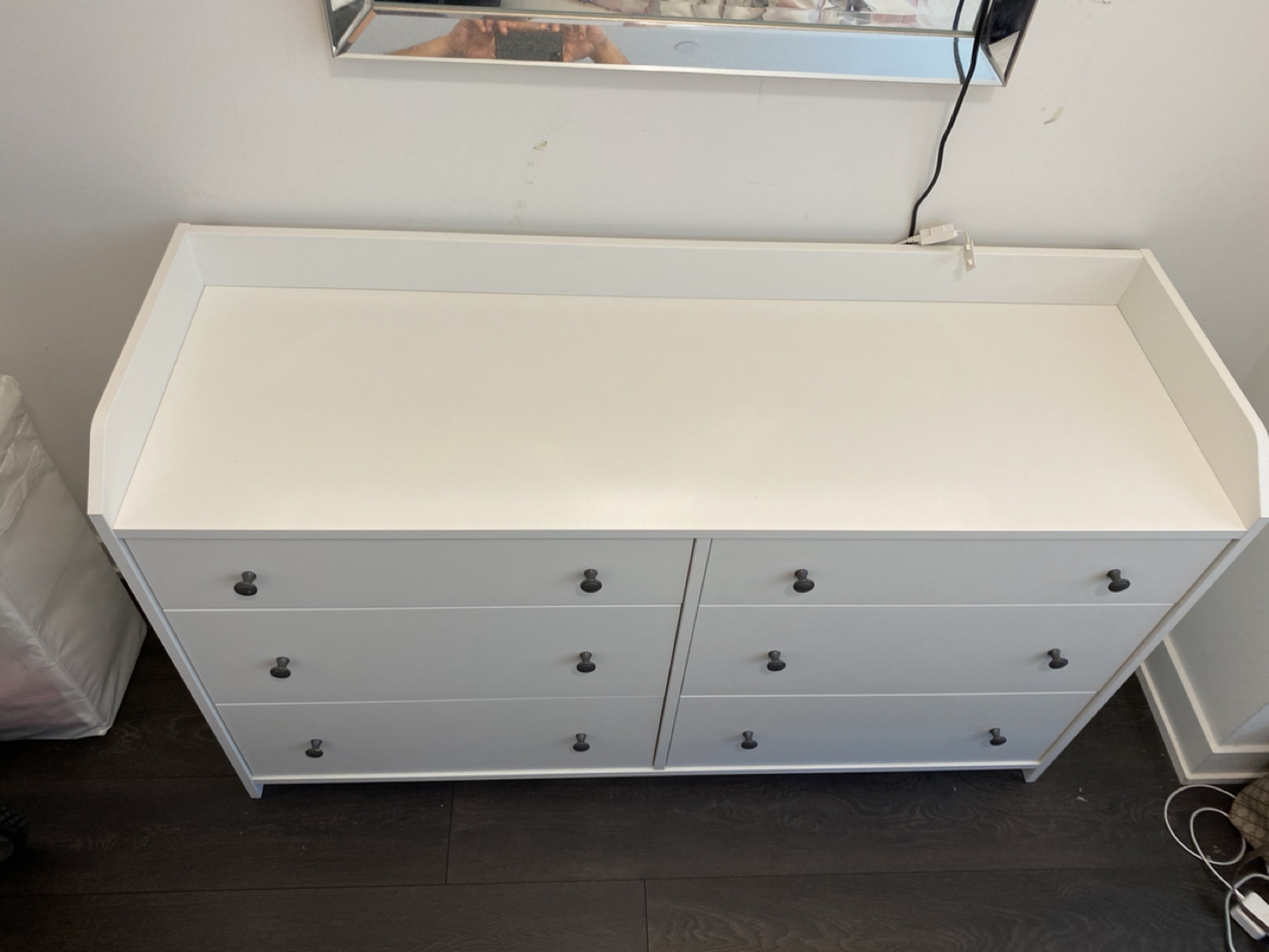 Ikea 6-drawer dresser (white) - photo 3