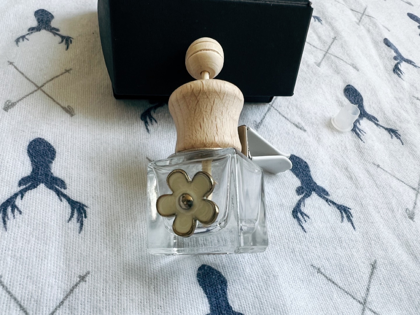 Glass Diffuser Bottle with Clips for Cars - Band New image indicator(2)