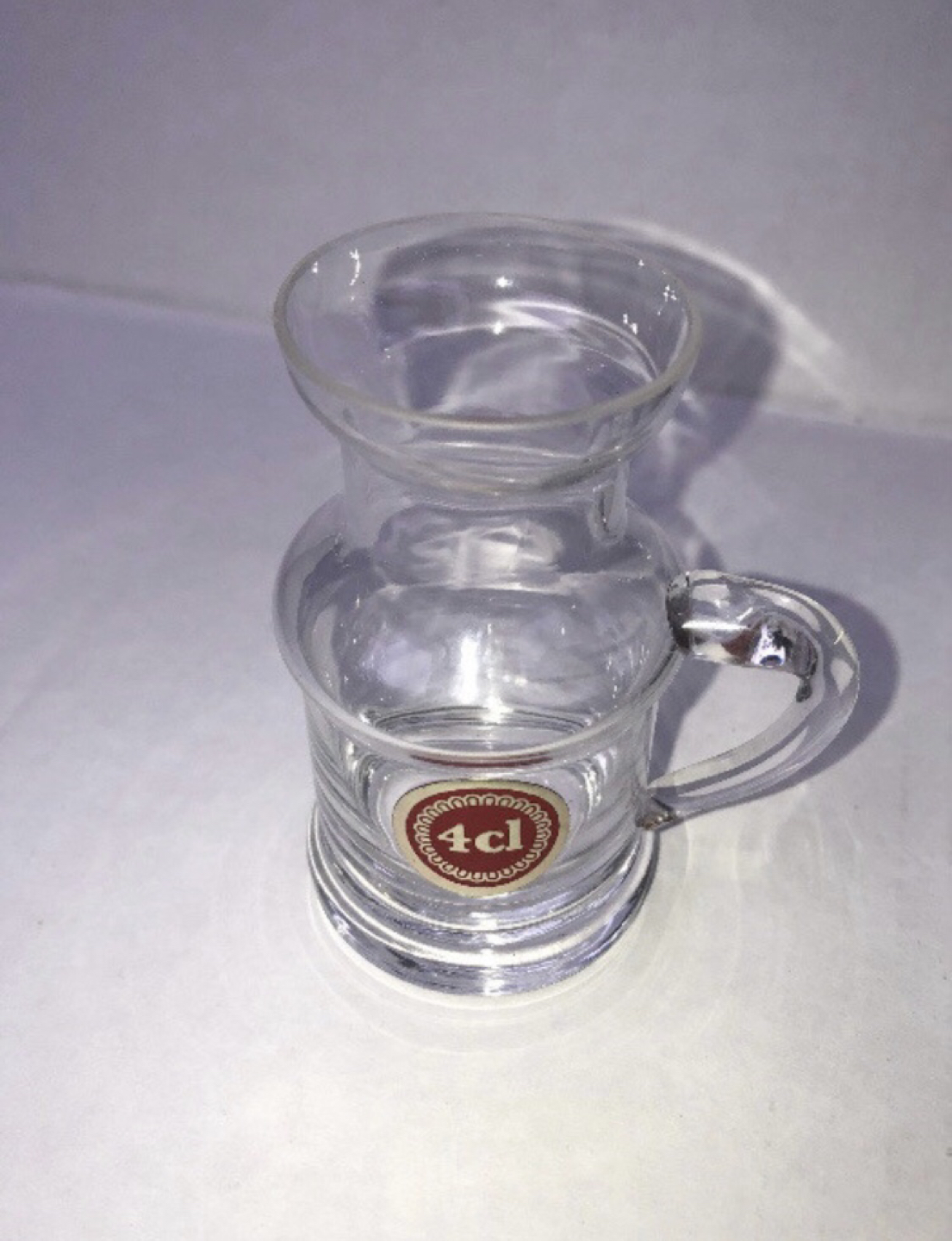 Vintage 6 Glass Loop Handle drinking Shot - photo 2